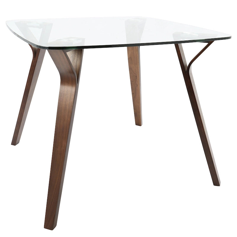 Jídelní stůl čtvercového tvaru ve stylu Mid-century Modern
