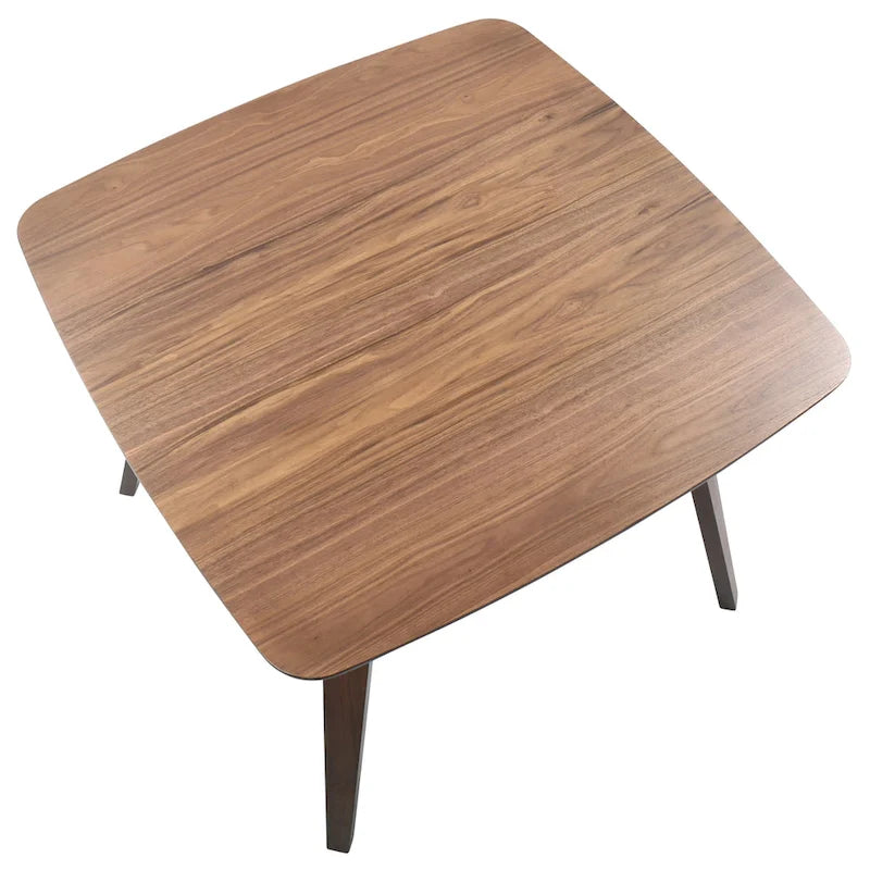 Jídelní stůl čtvercového tvaru ve stylu Mid-century Modern