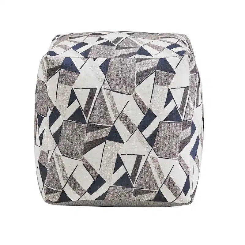 Čalouněná čtvercová podnožka/pouf/taburet