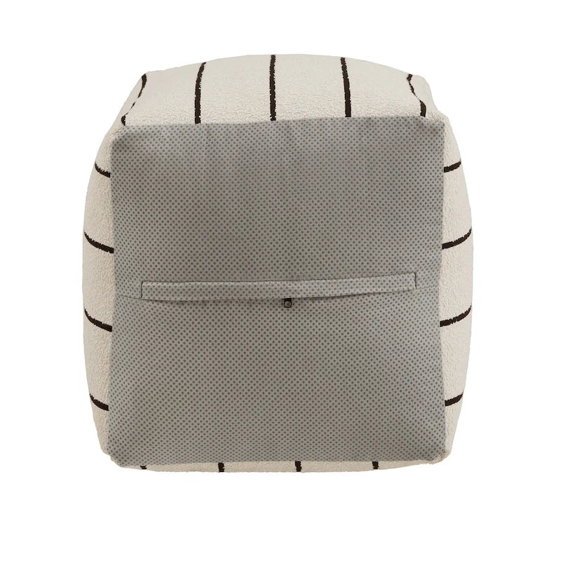 Čalouněná čtvercová podnožka/pouf/taburet