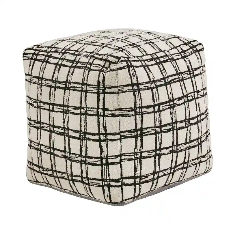 Čalouněná čtvercová podnožka/pouf/taburet