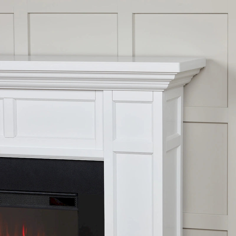 75" elektrický krb na šířku ve stylu moderního statku