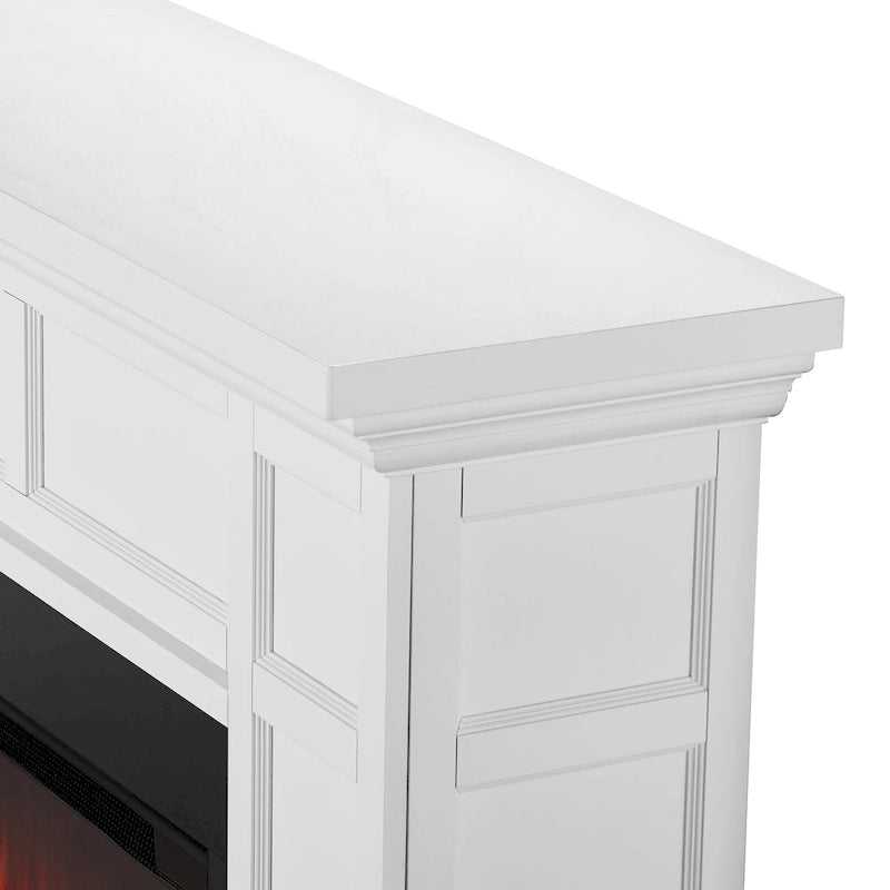 75" elektrický krb na šířku ve stylu moderního statku