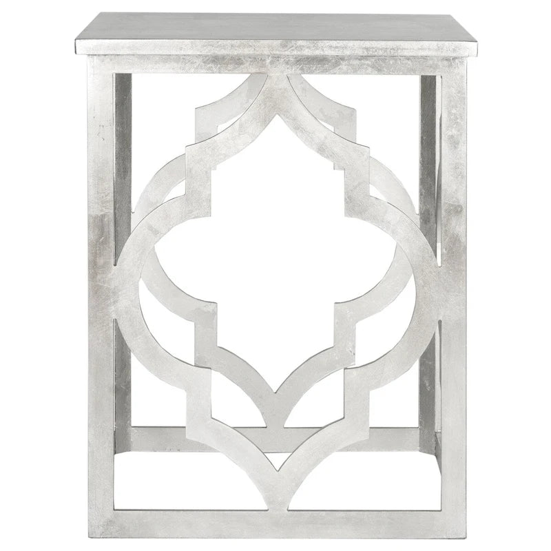 Odkládací stolek Trellis Silver Leaf – 19Š x 19H x 23V
