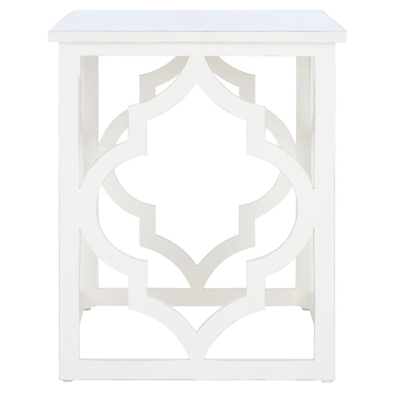 Odkládací stolek Trellis Silver Leaf – 19Š x 19H x 23V