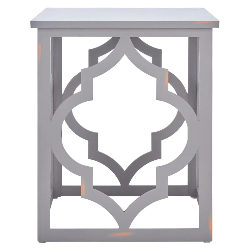 Odkládací stolek Trellis Silver Leaf – 19Š x 19H x 23V