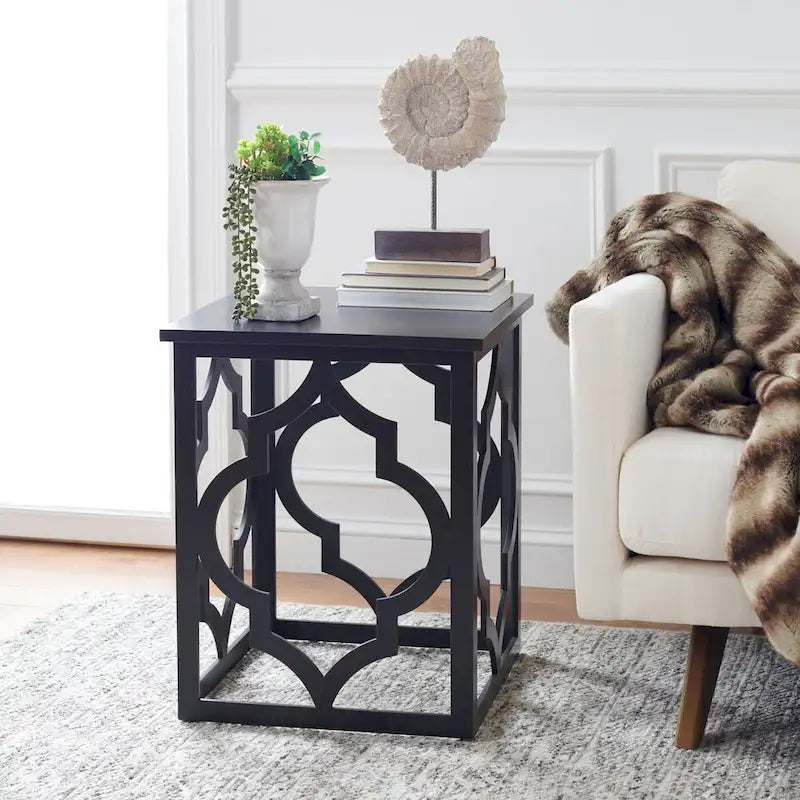 Odkládací stolek Trellis Silver Leaf – 19Š x 19H x 23V