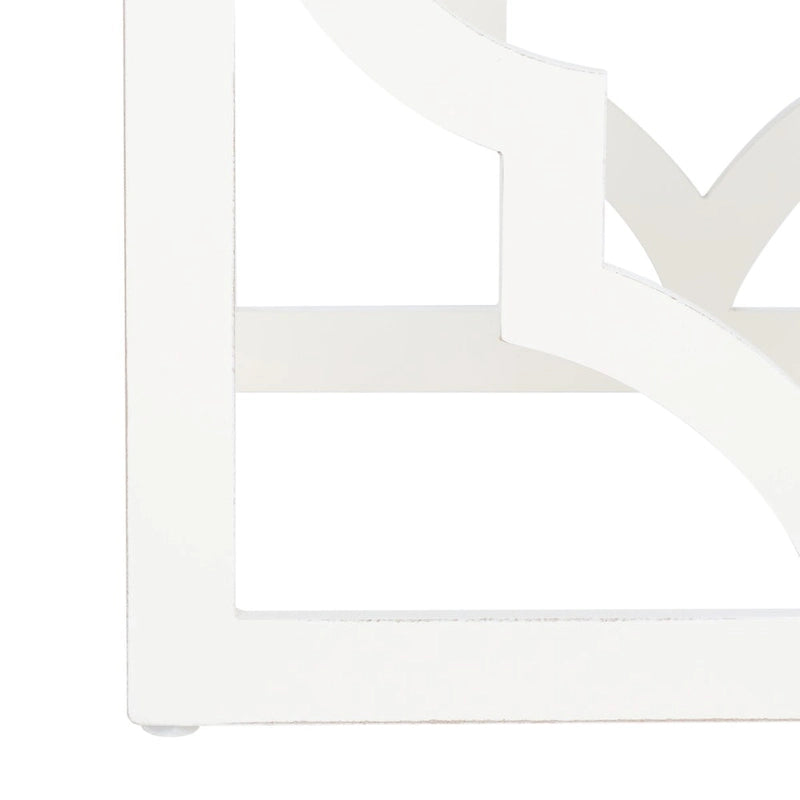 Odkládací stolek Trellis Silver Leaf – 19Š x 19H x 23V