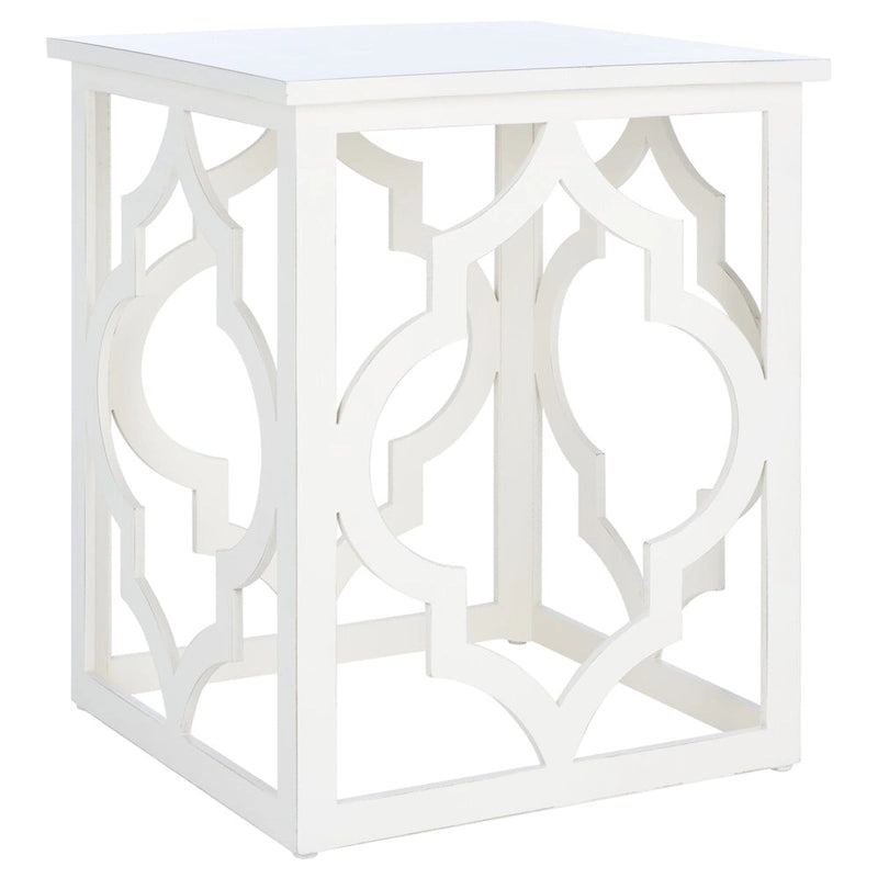 Odkládací stolek Trellis Silver Leaf – 19Š x 19H x 23V