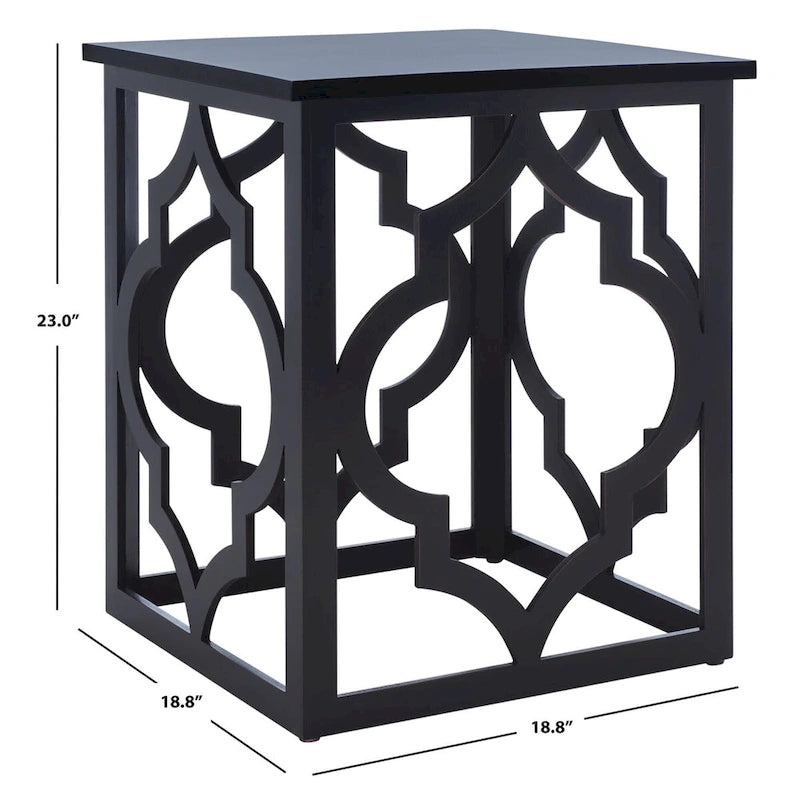 Odkládací stolek Trellis Silver Leaf – 19Š x 19H x 23V