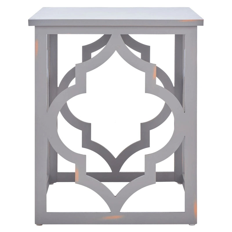 Odkládací stolek Trellis Silver Leaf – 19Š x 19H x 23V