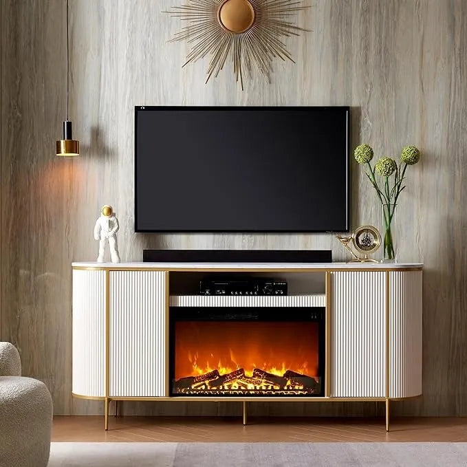 70 moderních luxusních krbových TV stolků, zábavních center, TV konzolí