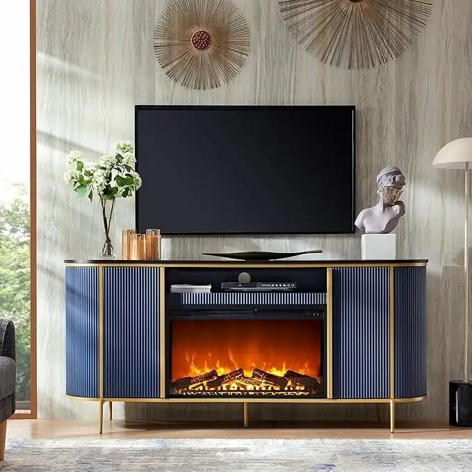 70 moderních luxusních krbových TV stolků, zábavních center, TV konzolí